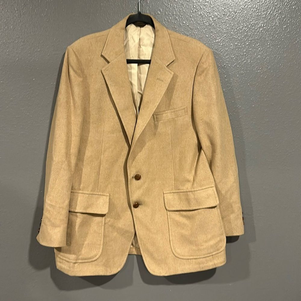 Garrison Park Vintage Tan Camel Hair Blazer